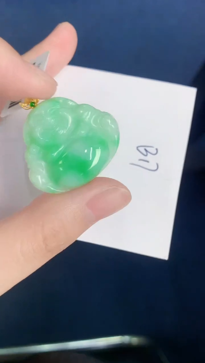 【闪购商品】翡翠颈饰18K金镶嵌000000000