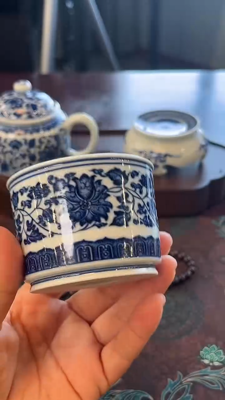 镹曰手工手绘柴窑茶具