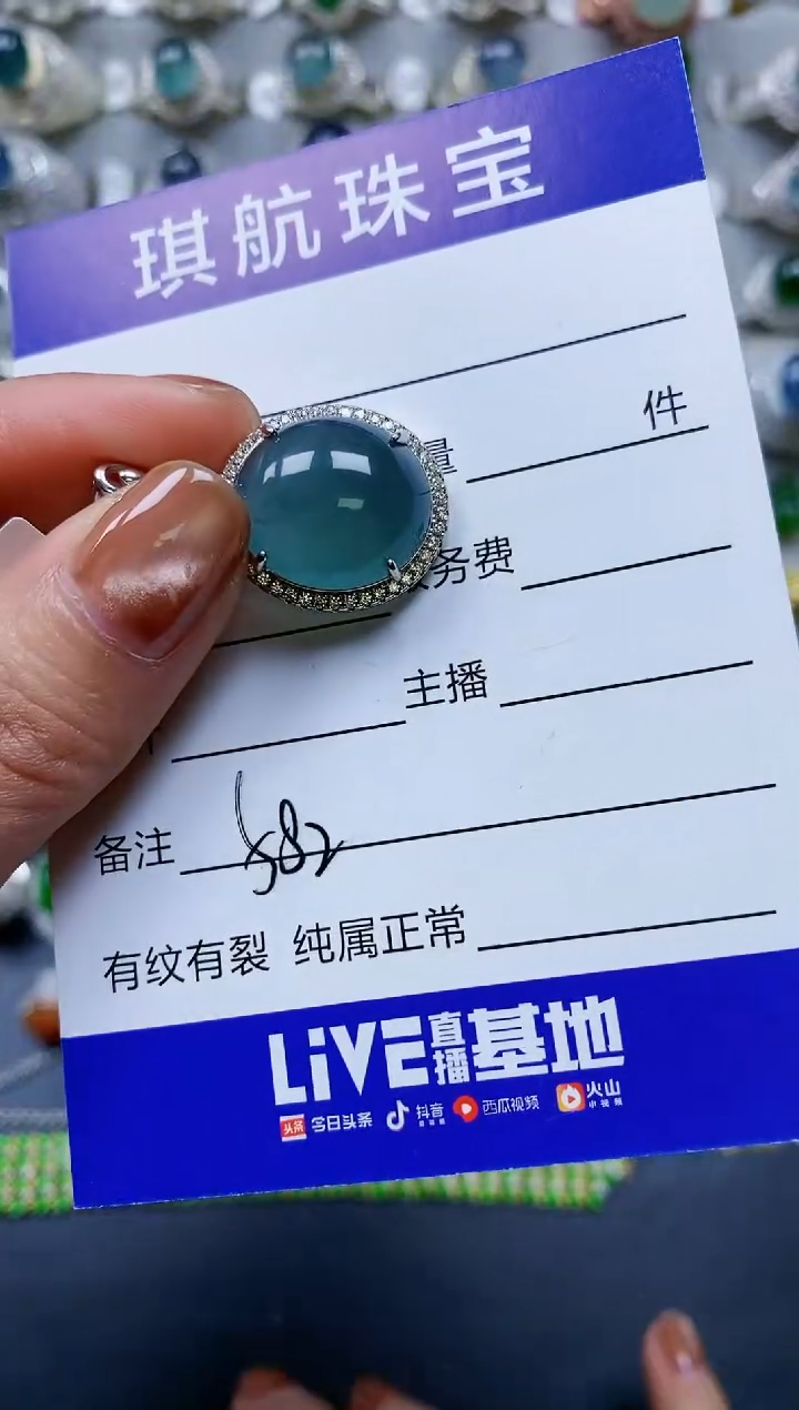 【闪购商品】翡翠颈饰银S925镶嵌0582