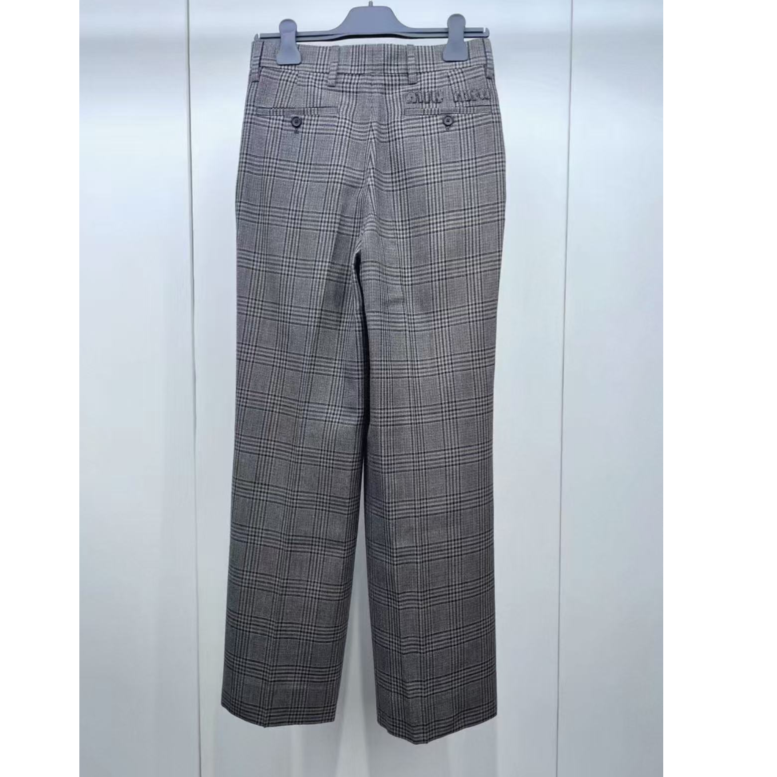 99新 MIU MIU/缪缪 双双臻选/ck80062/缪缪直筒裤36