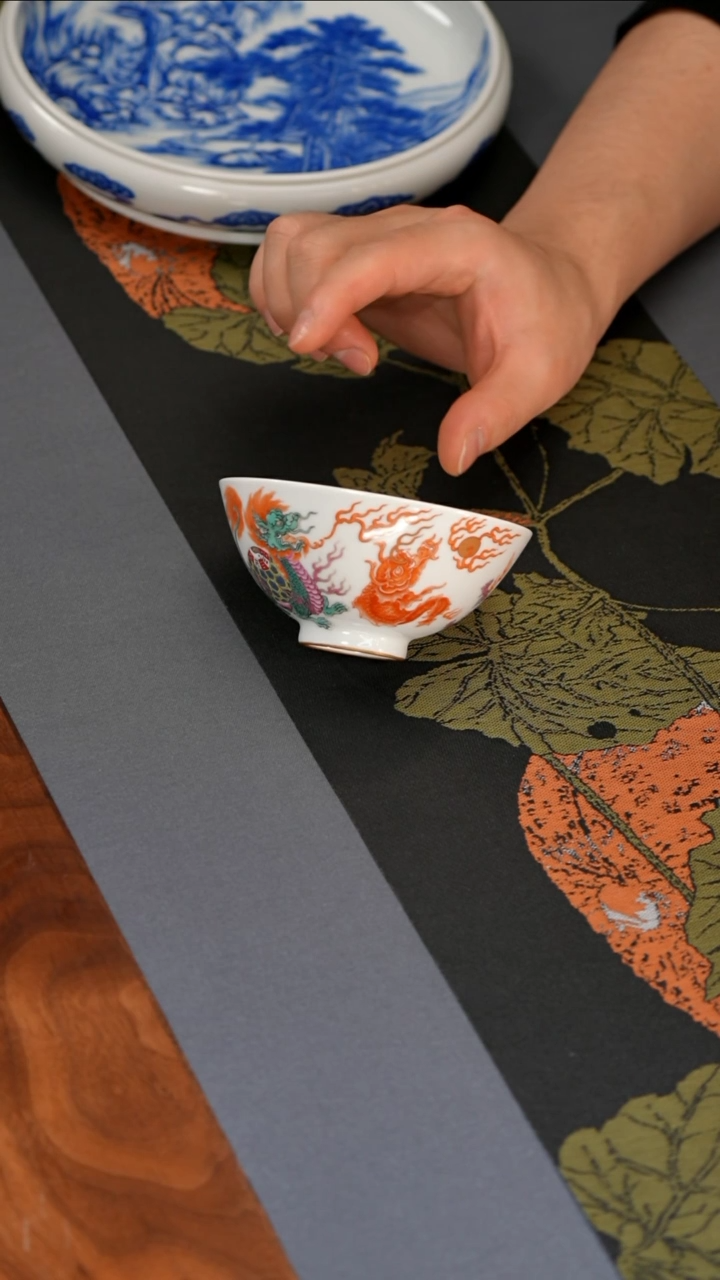 【闪购商品】盛古珍玩龙生九子斗笠杯