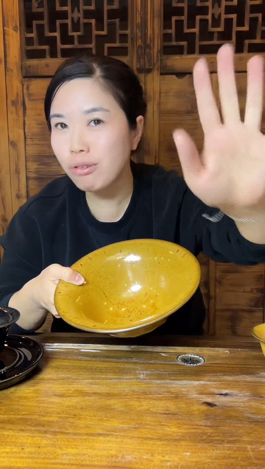 茶盏原**风古瓷泰斗吴林森作品67