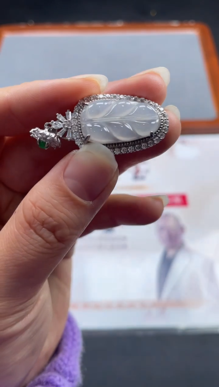 【闪购商品】定制翡翠银S925镶嵌01-16HDJT0128971