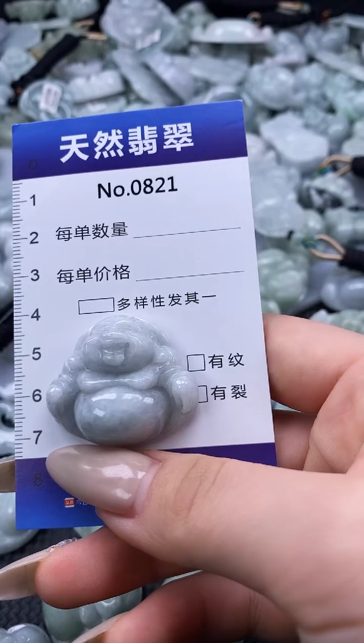 【闪购商品】翡翠颈饰未镶嵌缅甸A货翡翠0821