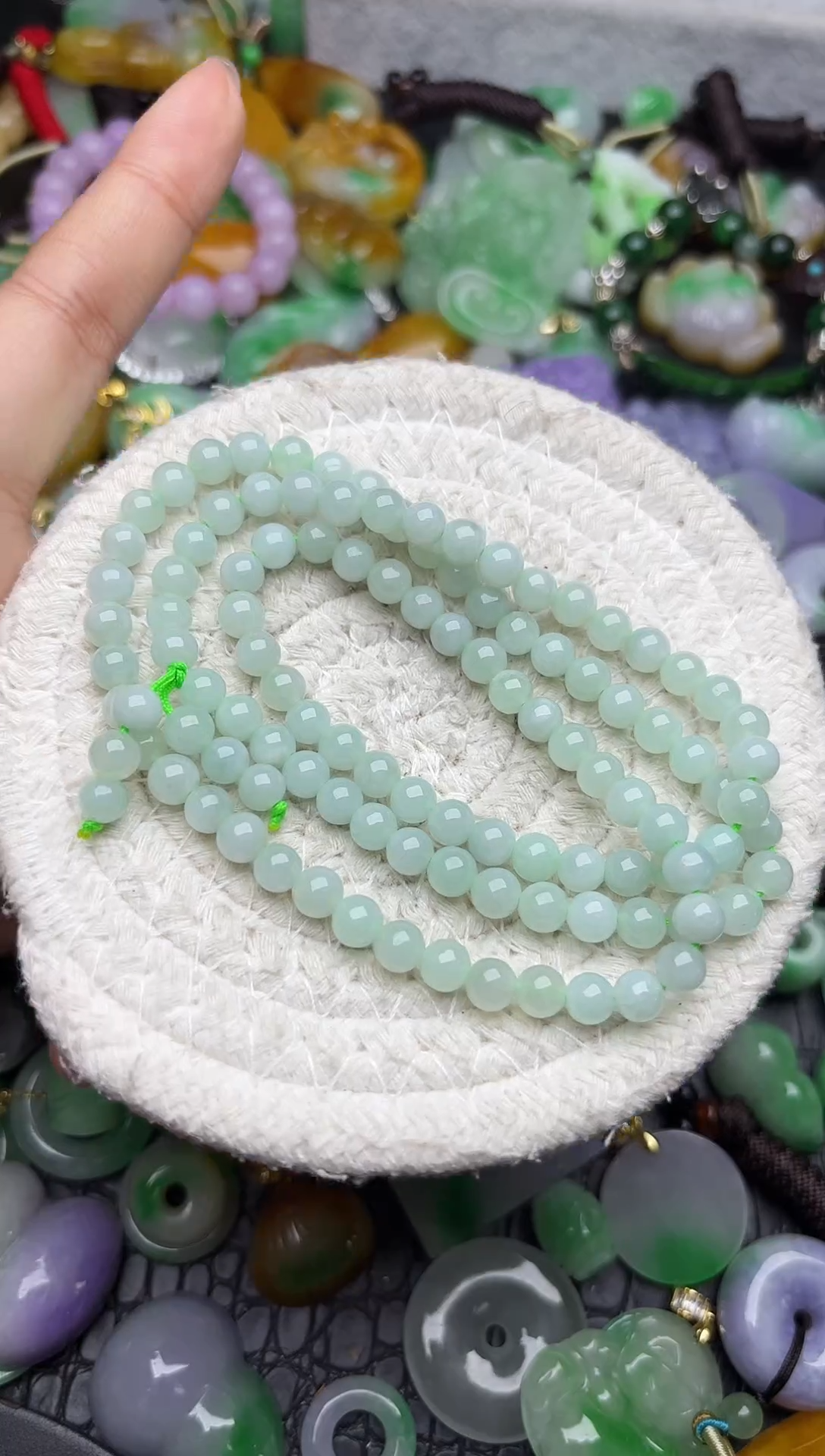 颈饰未镶嵌翡翠缅甸翡翠吊坠