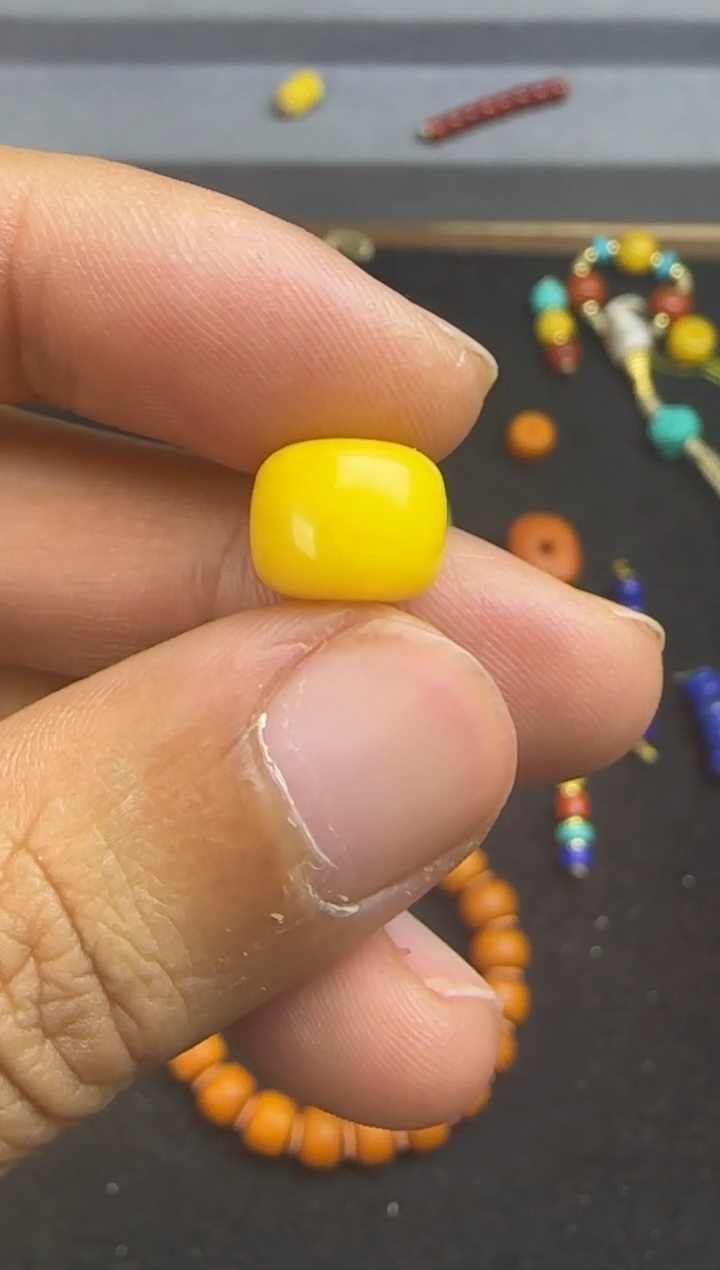 裸石蜜蜡未镶嵌10mm蜜蜡老型墩子单颗