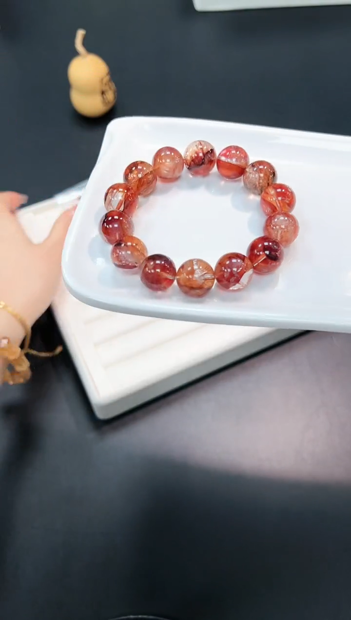 【闪购商品】水晶手串未镶嵌43e多样性发其一/1条14mm默认微瑕