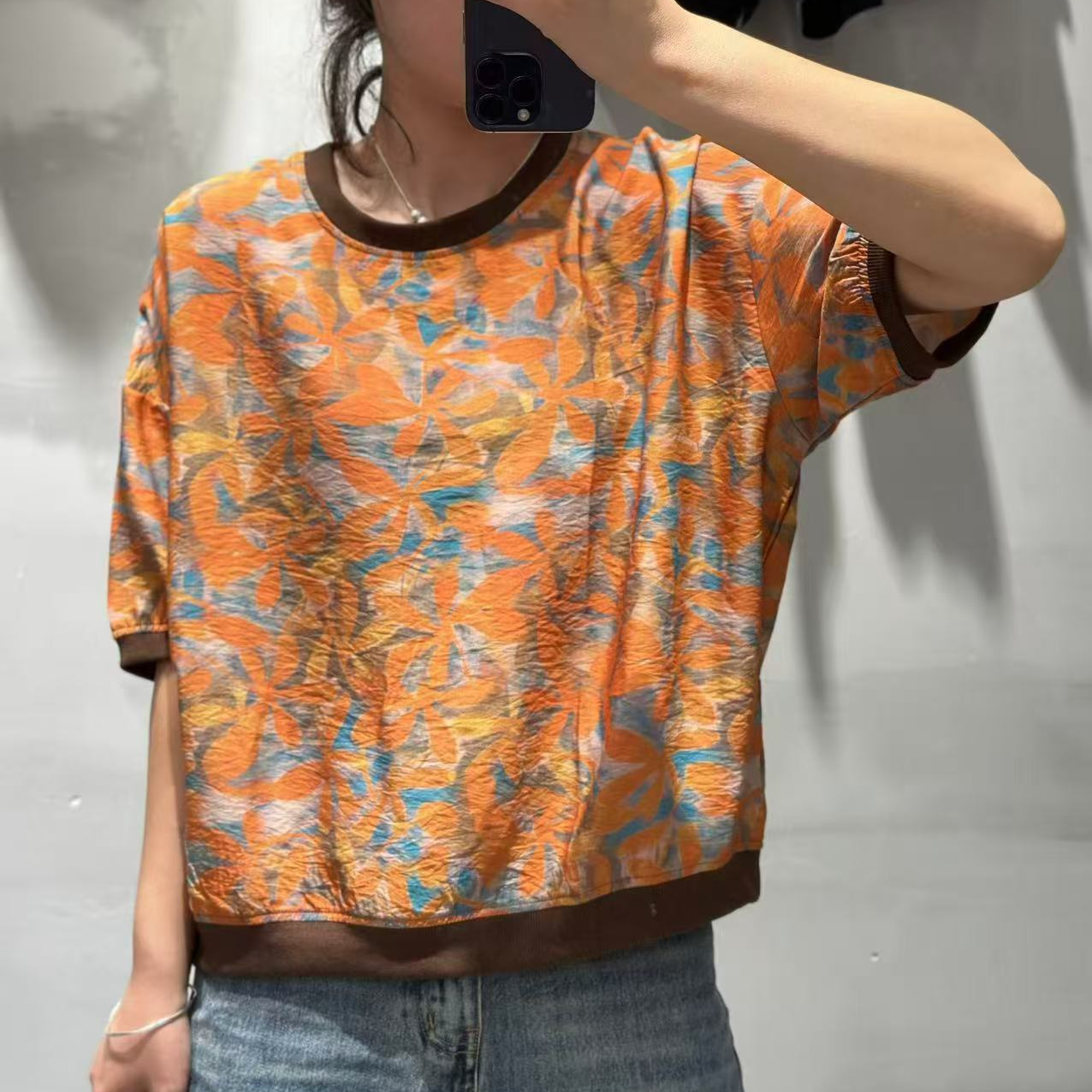 9244新款夏季气质减龄T恤小衫QZ