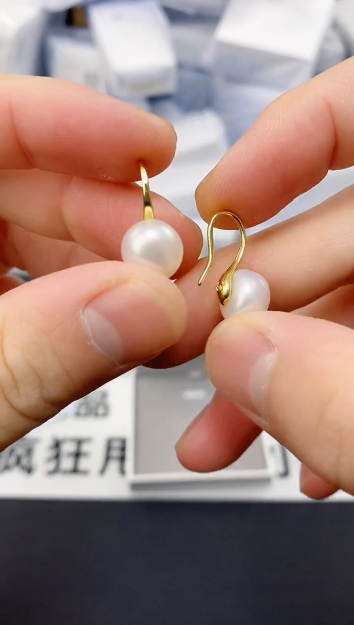 未镶嵌耳饰淡水珍珠ed1032