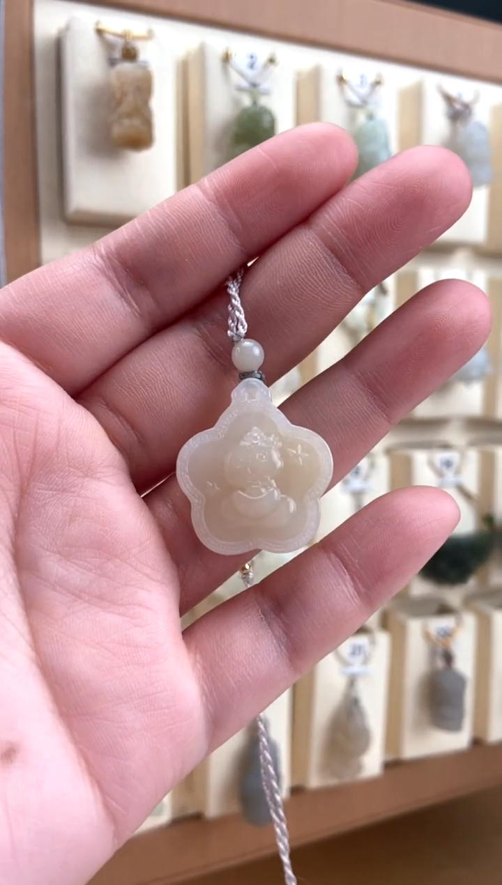 【闪购商品】和田玉颈饰未镶嵌星星吊坠