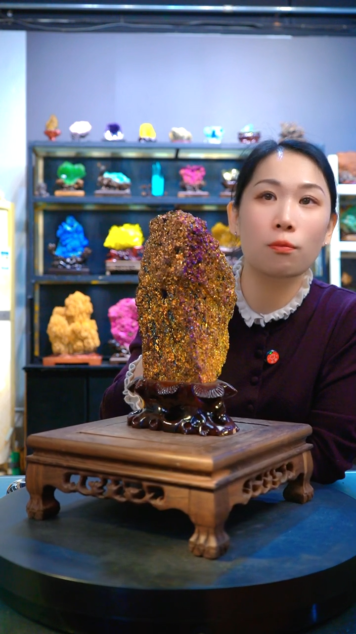 石材精品矿物晶体摆件