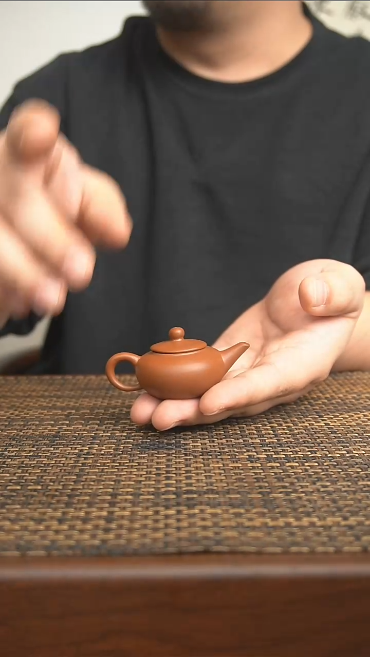 紫砂茶宠宜兴紫砂茶宠茶周边指尖壶单只