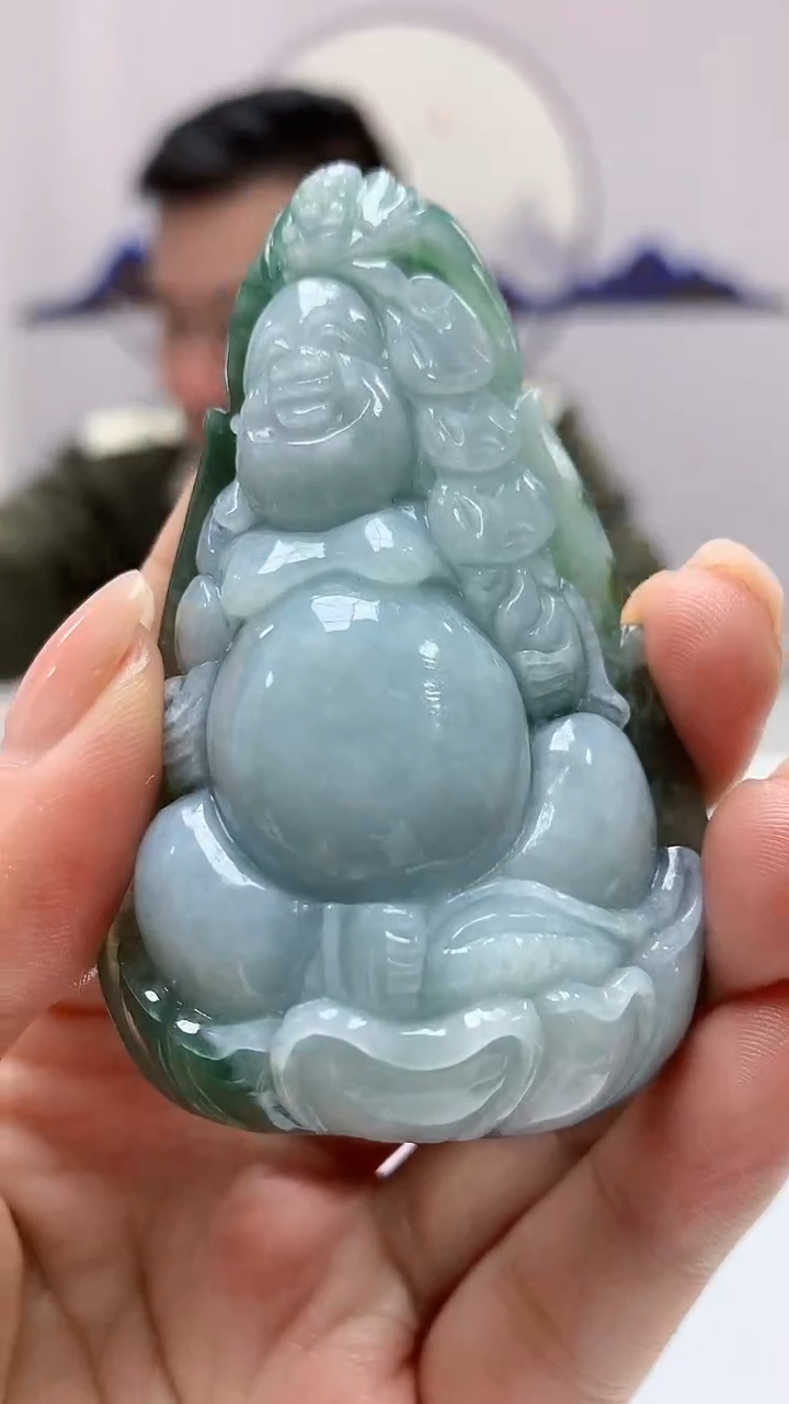 【闪购商品】定制翡翠未镶嵌5152ms-毛货155佛公