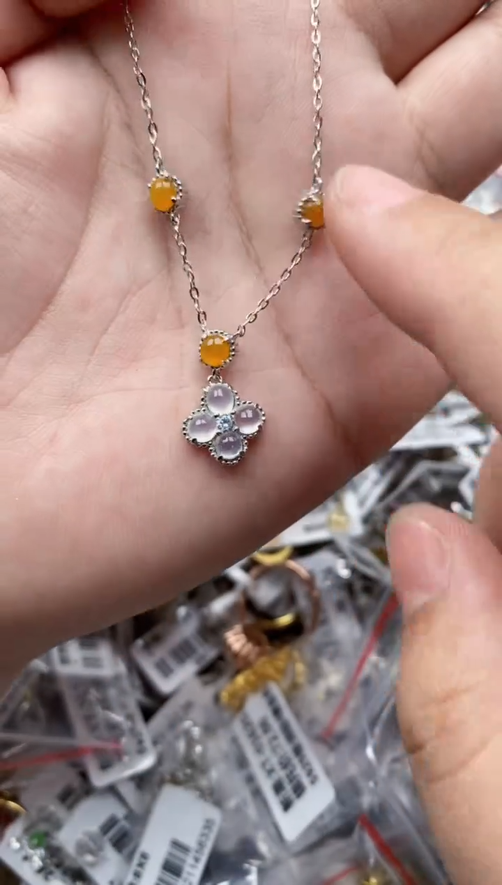 【闪购商品】翡翠戒指银S925镶嵌55555---5