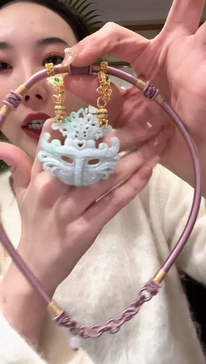 【闪购商品】翡翠颈饰未镶嵌国风