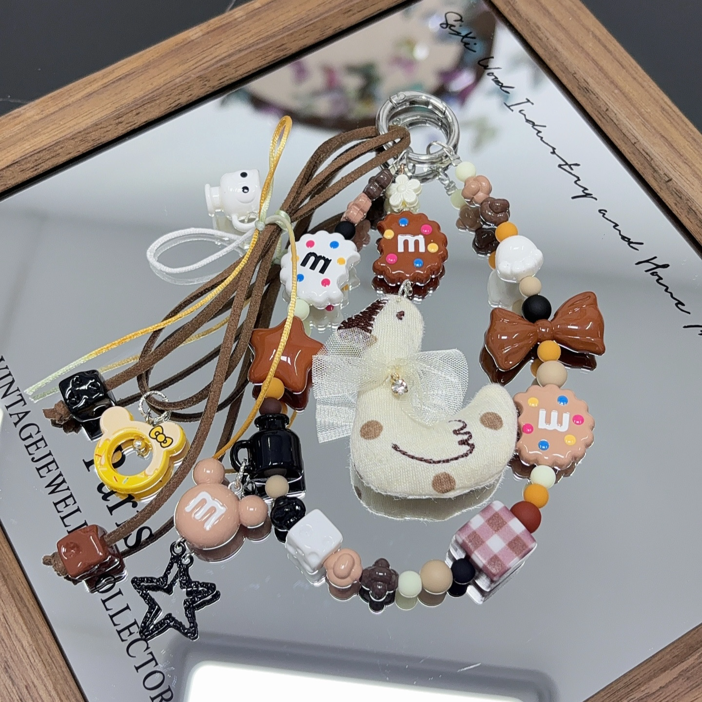 670编码手机链原创手工diy手机壳防丢饰品包包钥匙挂件