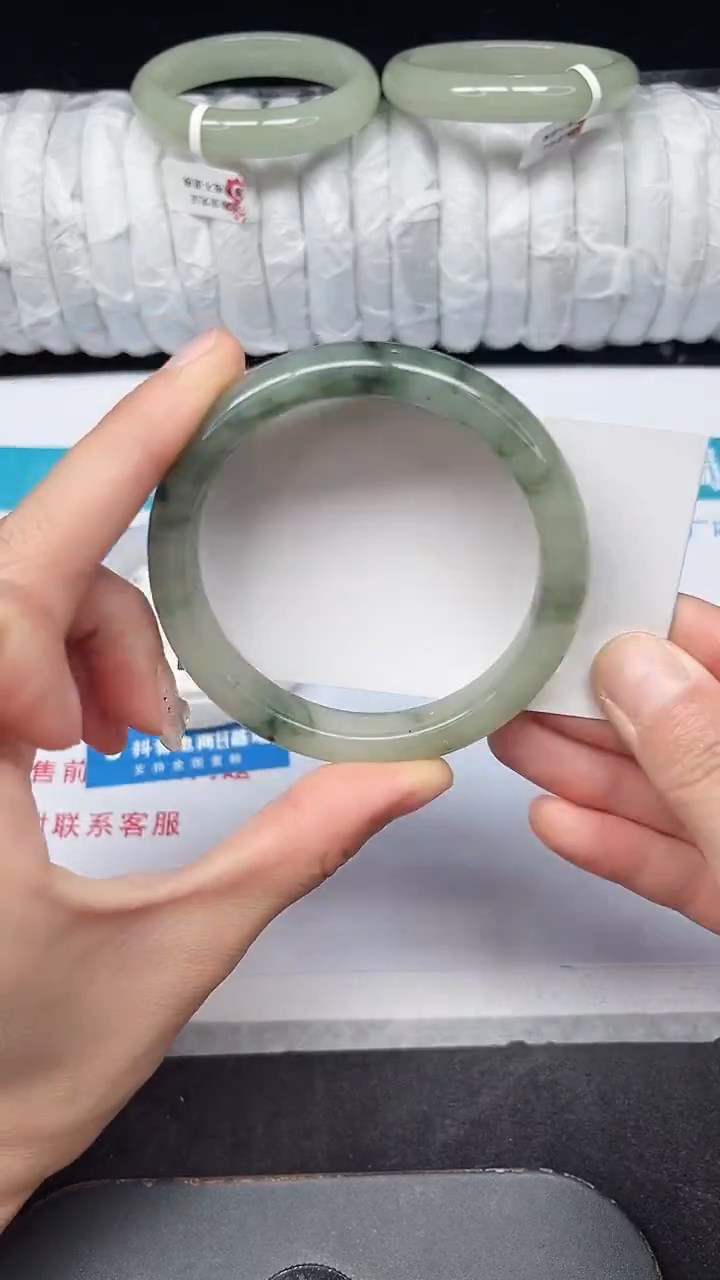 未镶嵌手镯石英质玉383-58/59