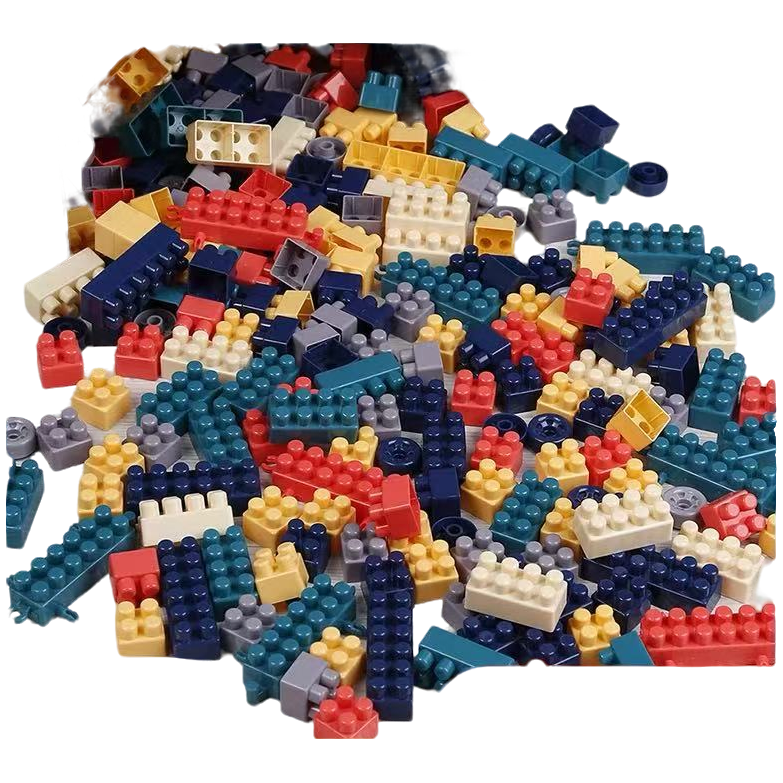 玩具积木拼装益智大颗粒  桶装 （600PCS）