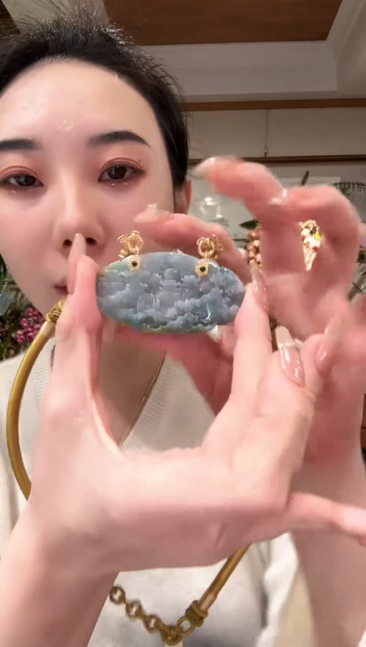 【闪购商品】翡翠颈饰未镶嵌国风