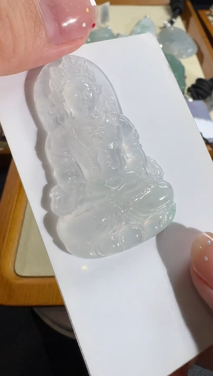 【闪购商品】翡翠颈饰未镶嵌【源头工厂】观音