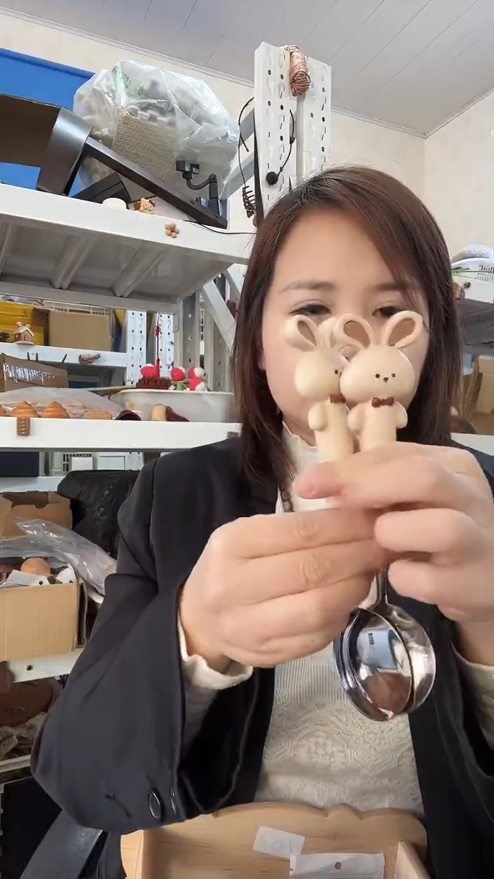 木长杆兔子勺子单子