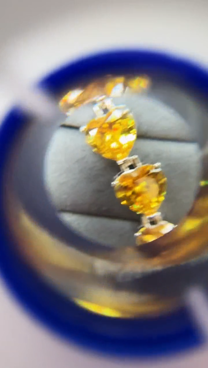 主播定制链接黄色款爱心手链