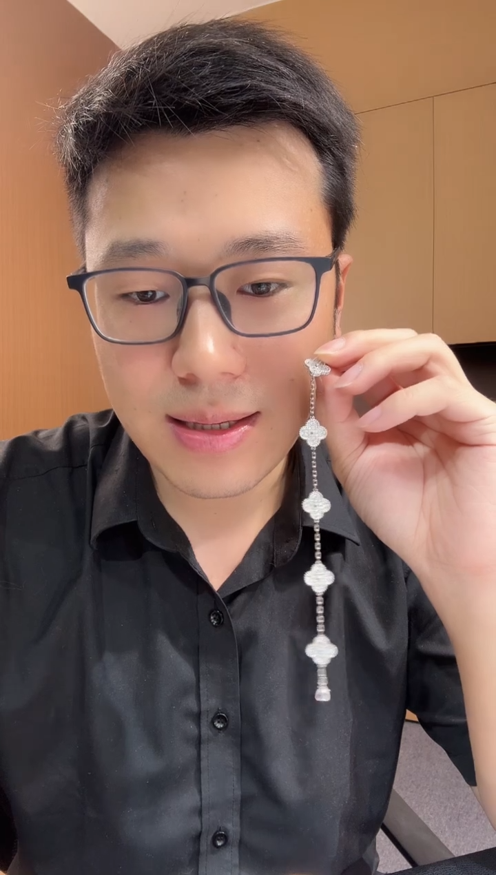 【闪购商品】钻石手链18K金镶嵌满钻五花手链GHJ