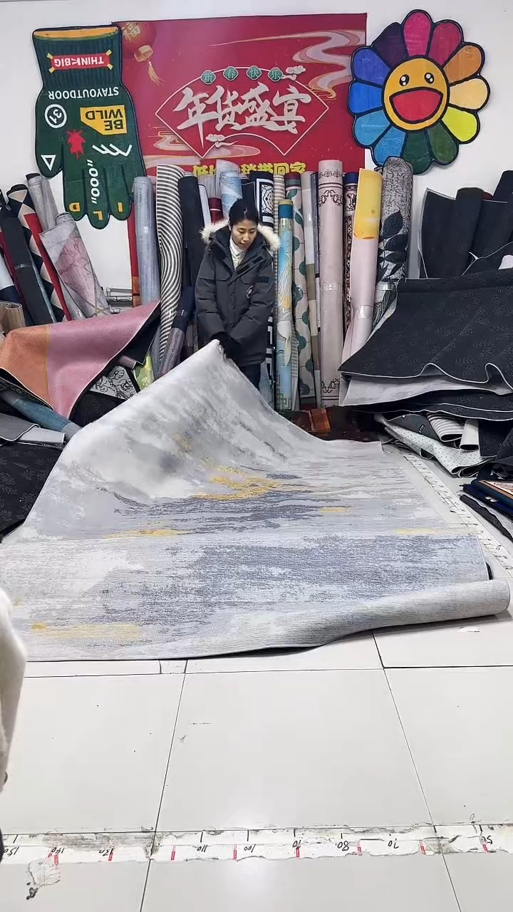 棉麻绒048 200*350瑕疵