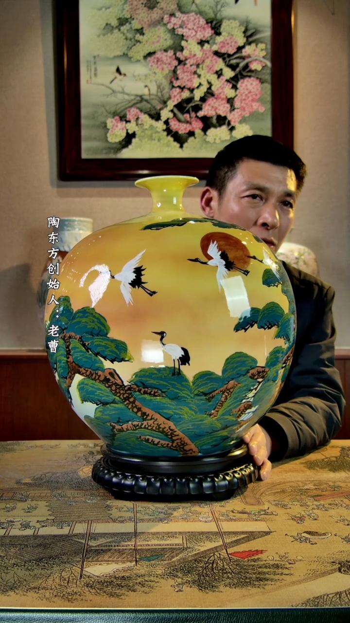 【闪购商品】其他景德镇陶东方陶瓷艺术作品花瓶瓷板画摆件