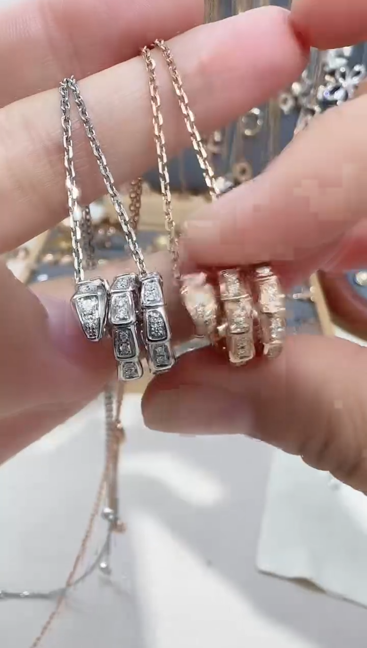 【闪购商品】天然钻石套链18K金镶嵌多样性发货发其一