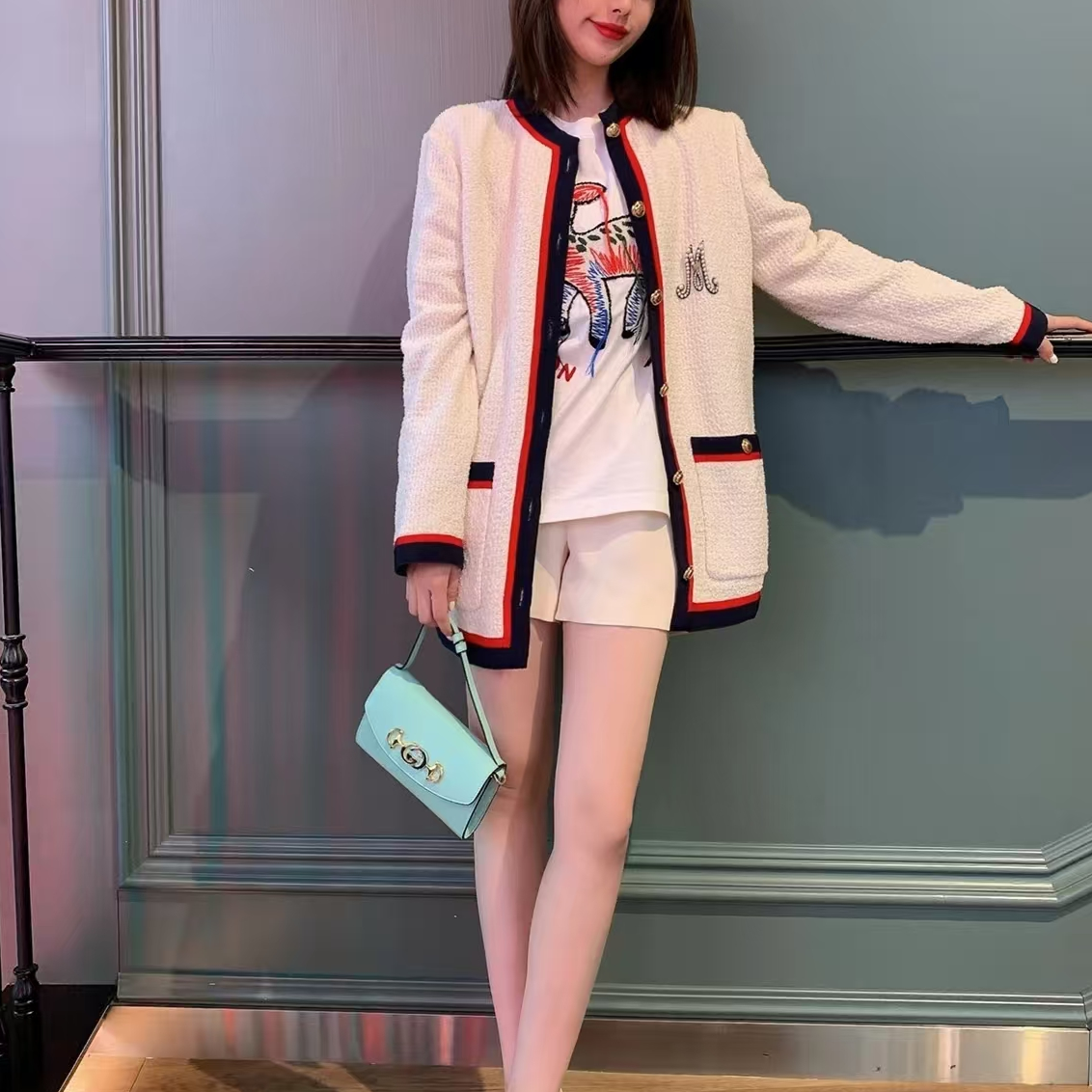 99新 GUCCI/古驰 EW0399 外套 M码 40