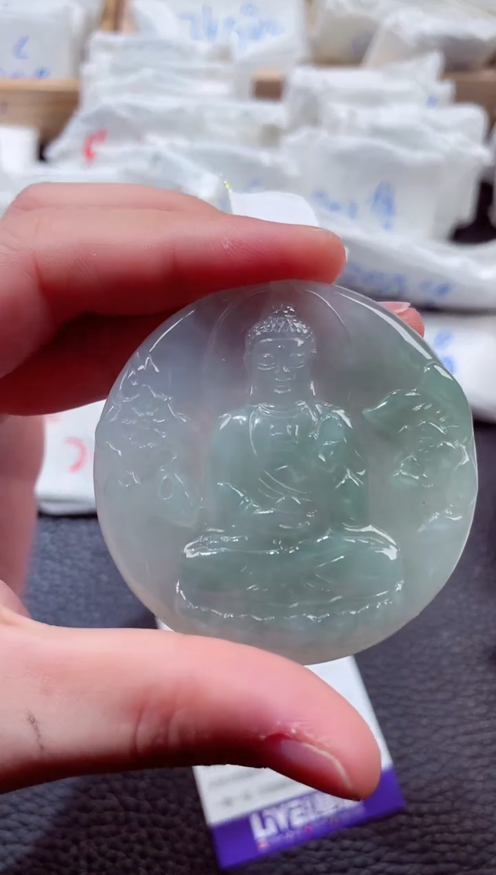 翡翠未镶嵌颈饰00002067阿咪