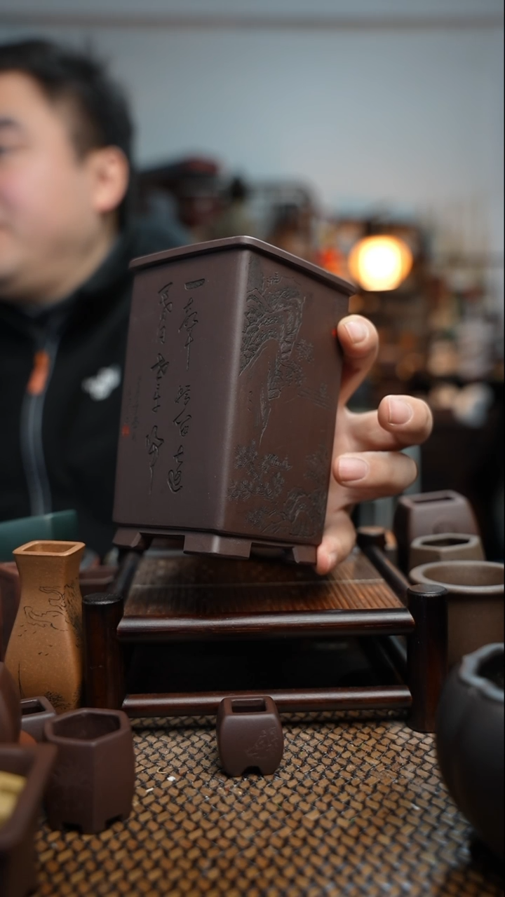 【闪购商品】紫砂花盆長木軒精品紫砂