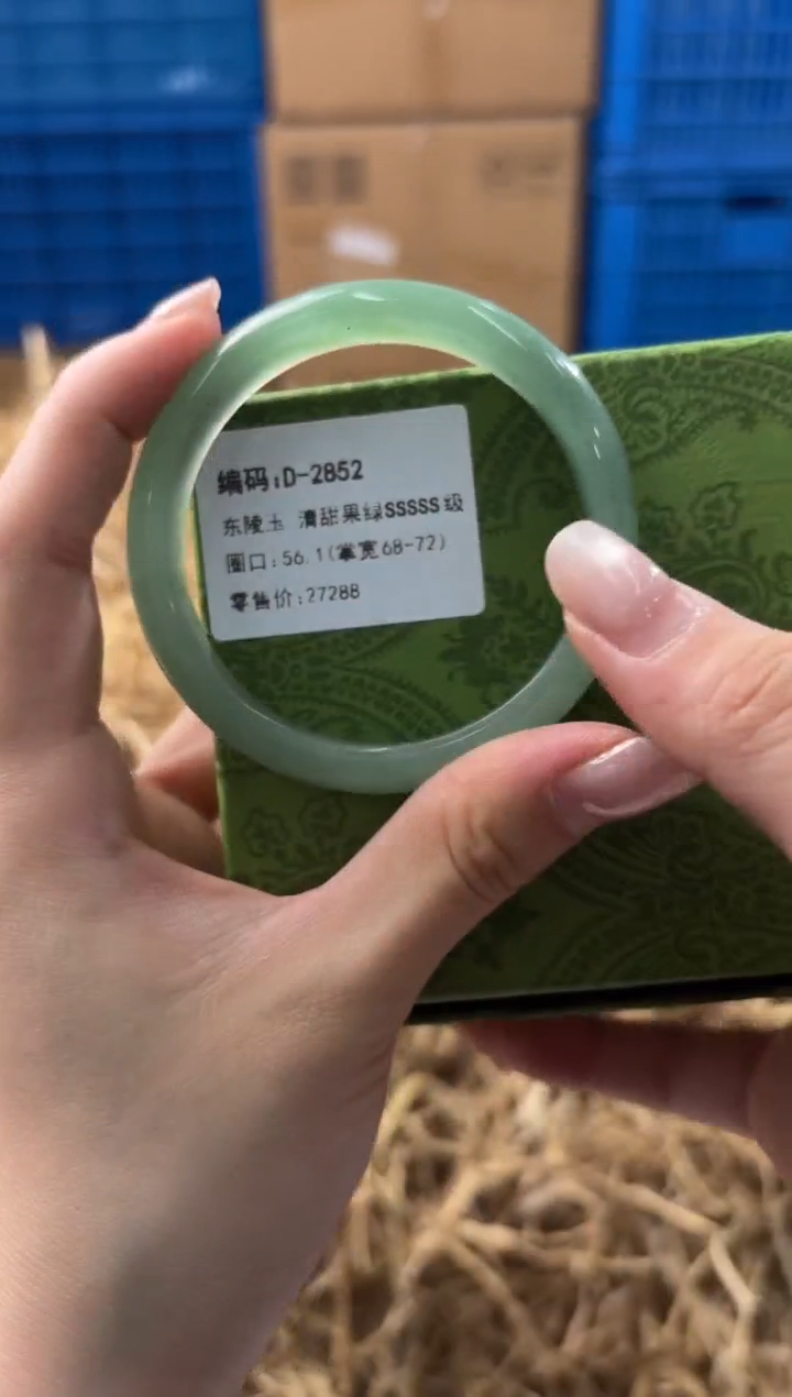 未镶嵌手镯石英质玉D-2852
