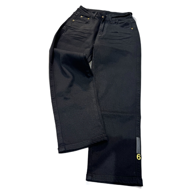 四季水洗休闲风薄款牛仔裤极简风阔腿裤直筒裤高腰休闲裤时尚百搭