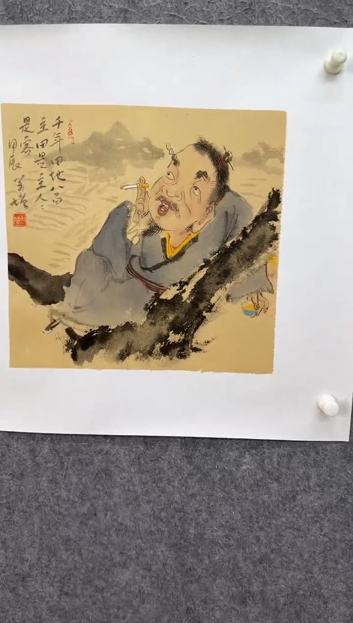 【闪购商品】国画ST-WYF人物绘画作品