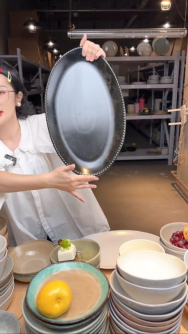 瓷456外贸尾货高温釉下彩陶瓷餐具默认微瑕