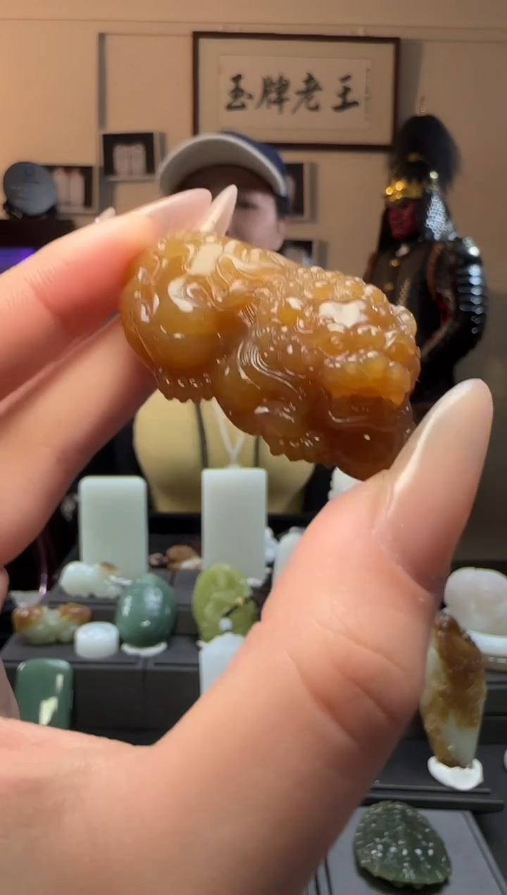 【闪购商品】和田玉糖貔貅吊坠未镶嵌糖貔貅吊坠