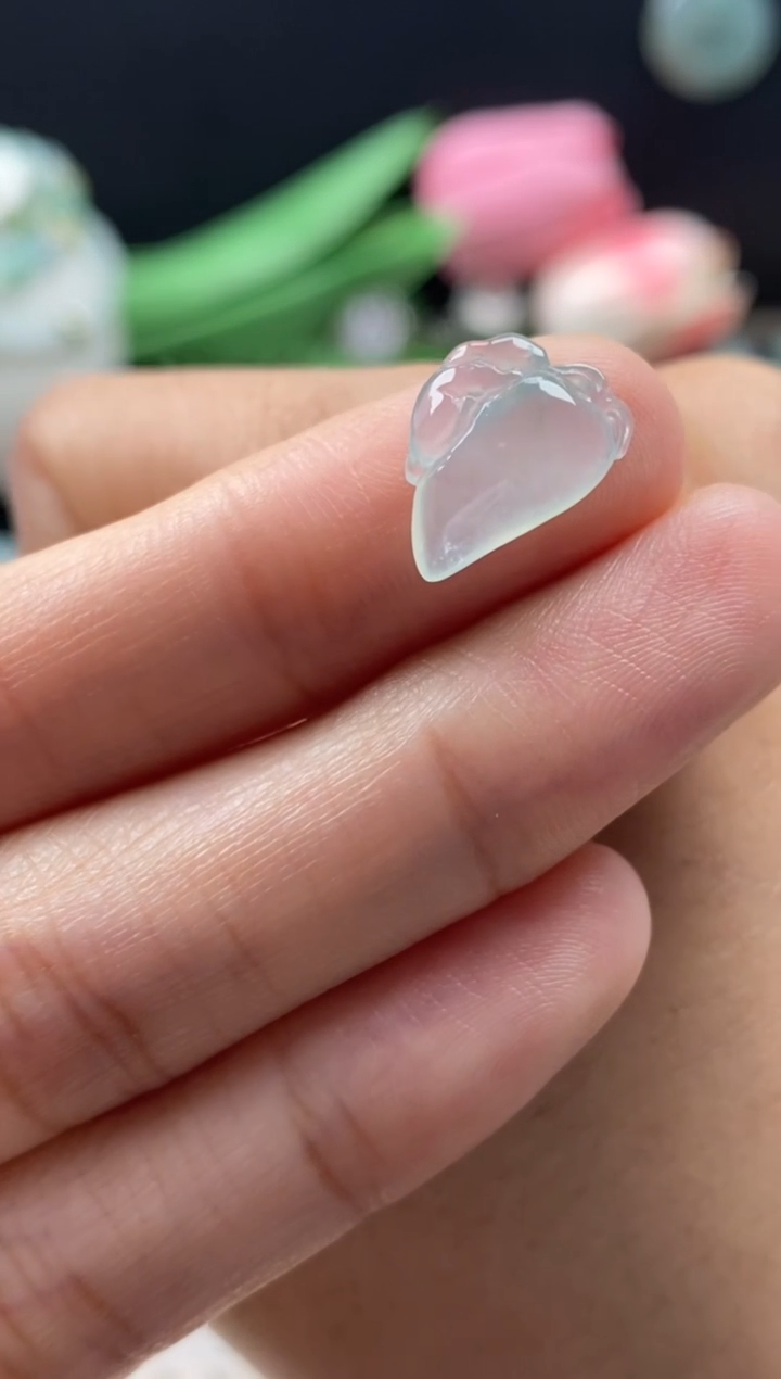 【闪购商品】翡翠颈饰未镶嵌翡翠白冰裸石