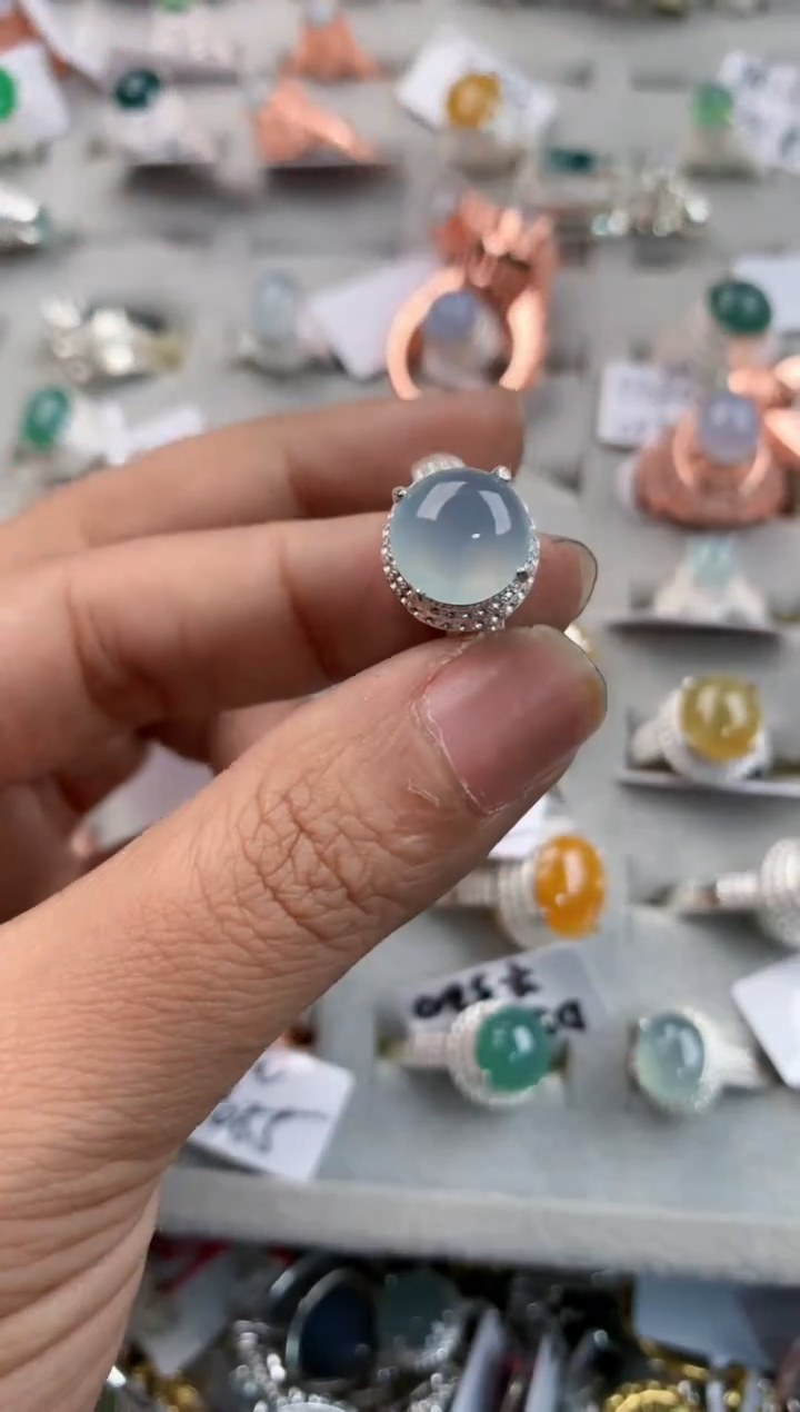 未镶嵌戒指翡翠1212---6