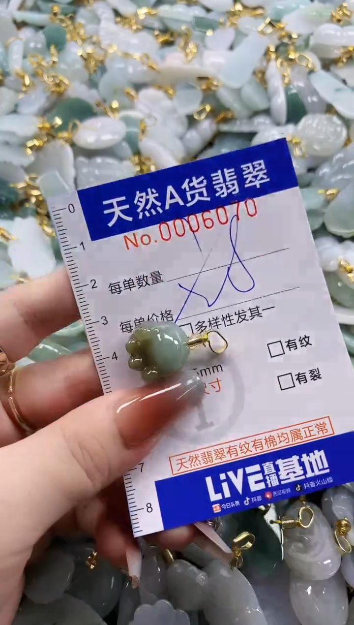 颈饰未镶嵌翡翠天然A货翡翠