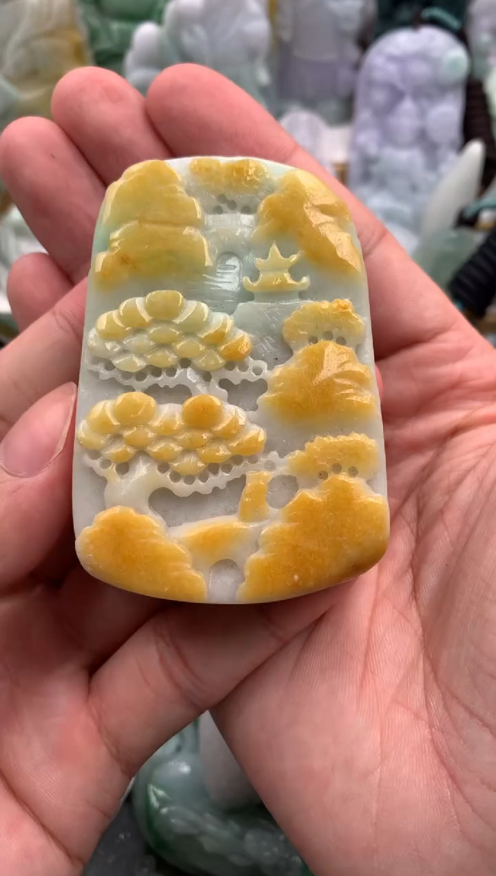 吊坠(不含链)未镶嵌翡翠1