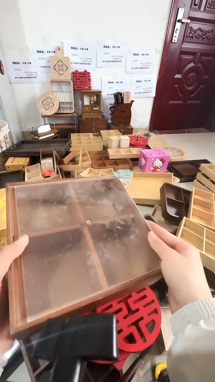 竹木四宫格➕亚克力盖子