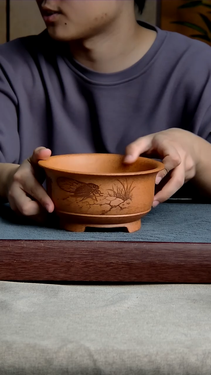 紫砂花盆15*8内径尺寸