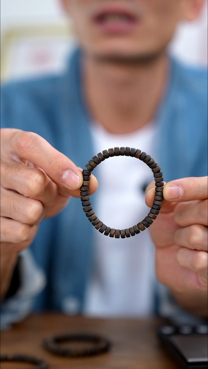 沉香手串车轮珠6mm沉水单圈手串多样性发货1条