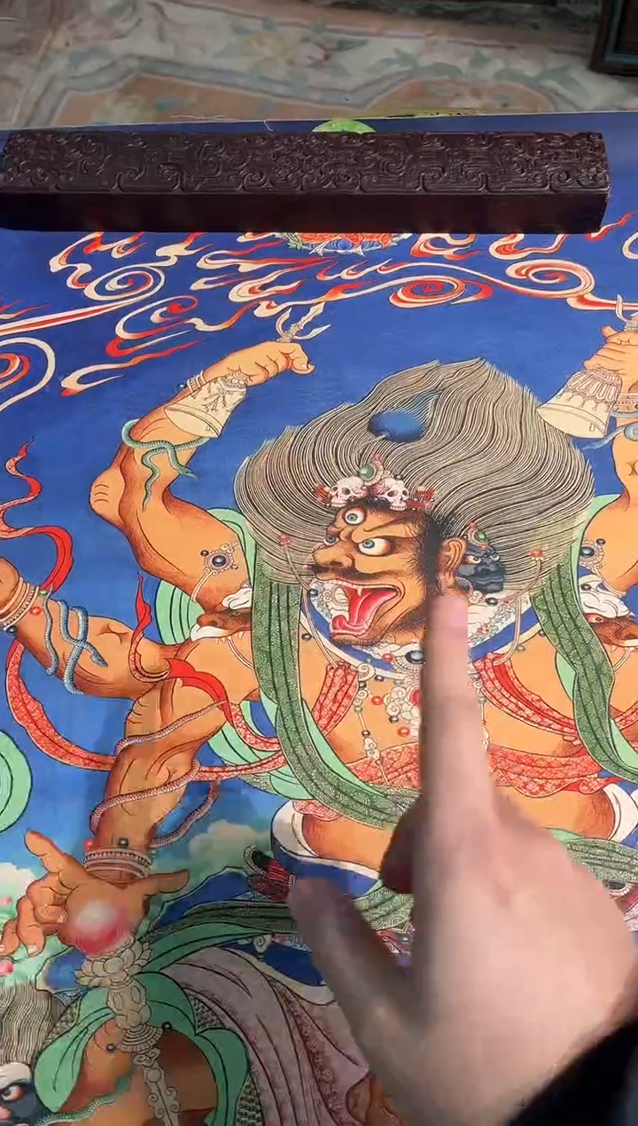 卷轴画路路的唐卡tk160