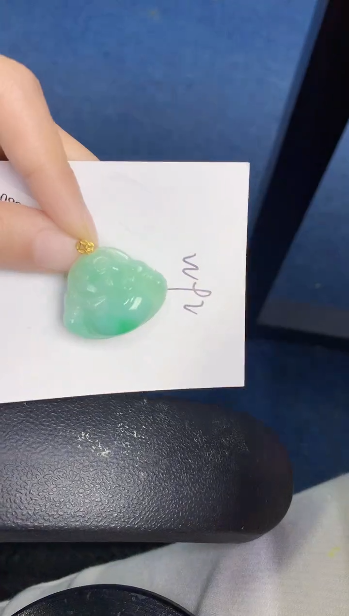 【闪购商品】翡翠颈饰18K金镶嵌000000000