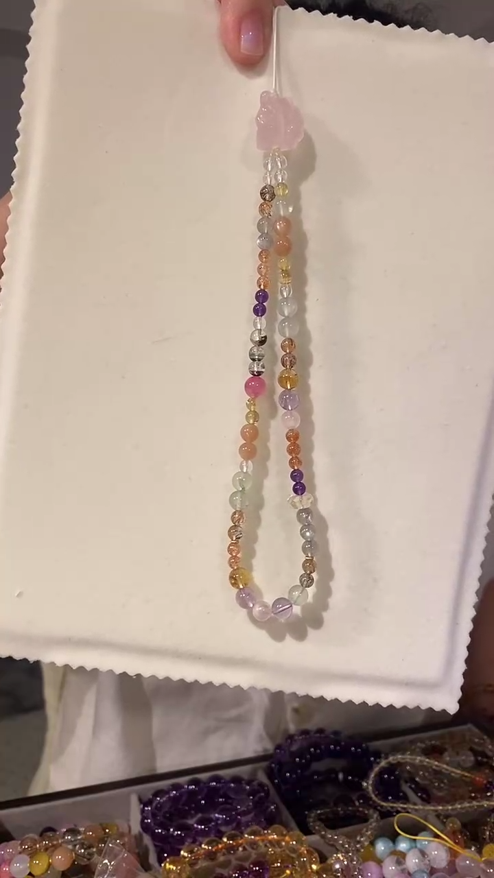 【闪购商品】水晶手链未镶嵌多宝手机链