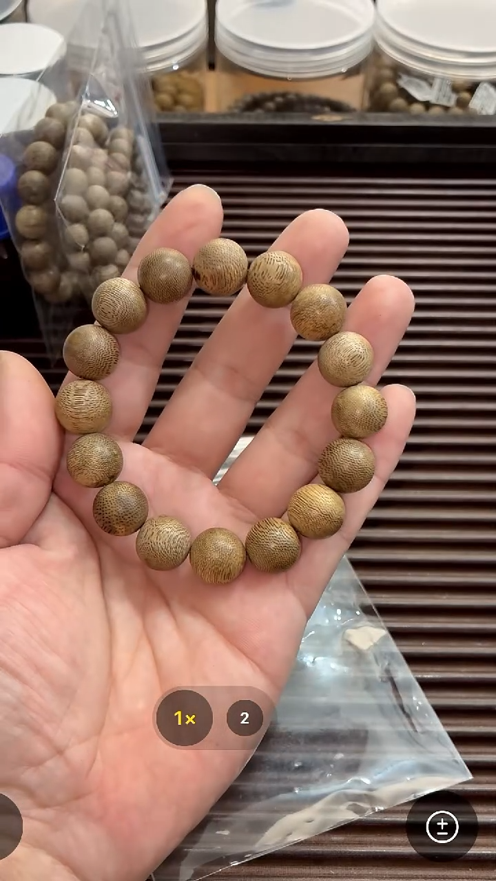 沉香手串正区老西马1.42尺寸14.5克+