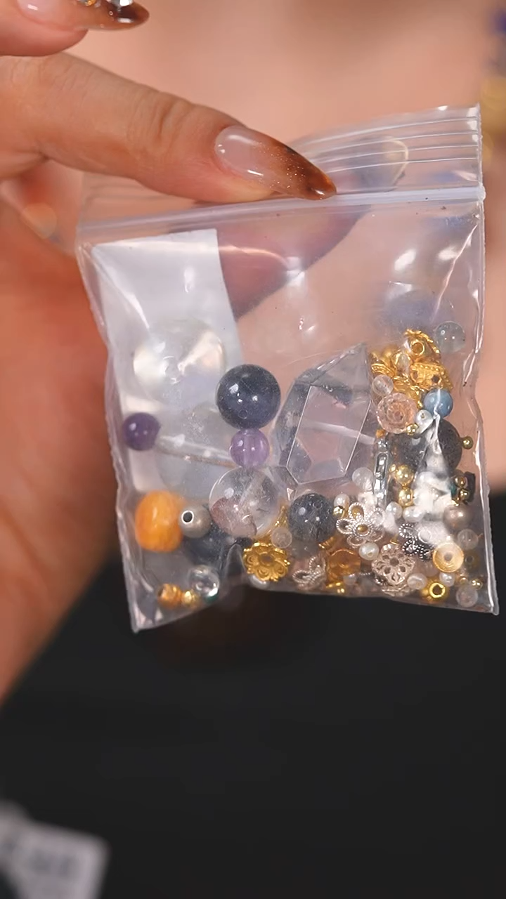 裸石合成水晶CL-6   多宝 材料包